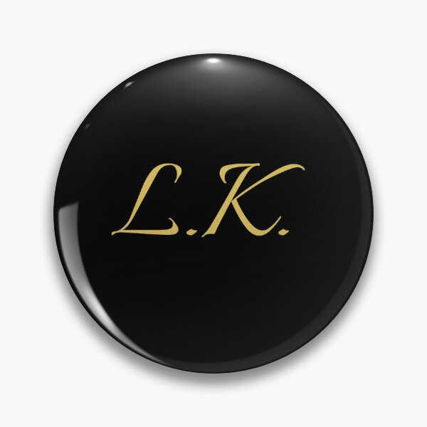 Item preview, LK Initials | Gold Lettering | Personalised Gifts designed and sold by Avo And Sriracha.