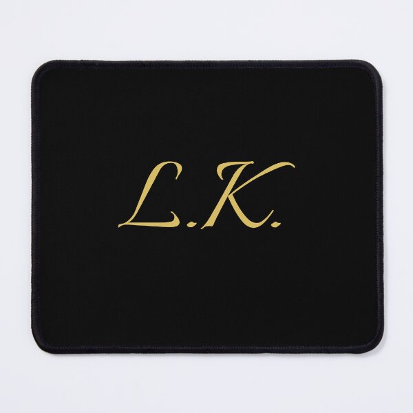 Item preview, LK Initials | Gold Lettering | Personalised Gifts designed and sold by Avo And Sriracha.