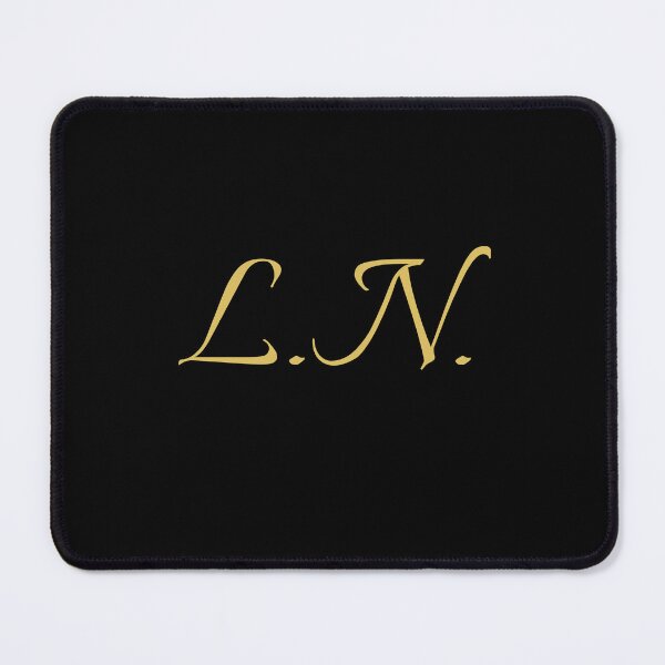Artikelvorschau, LN-Initialen | Goldschriftzug | Personalisierte Geschenke entworfen und verkauft von Avo And Sriracha.