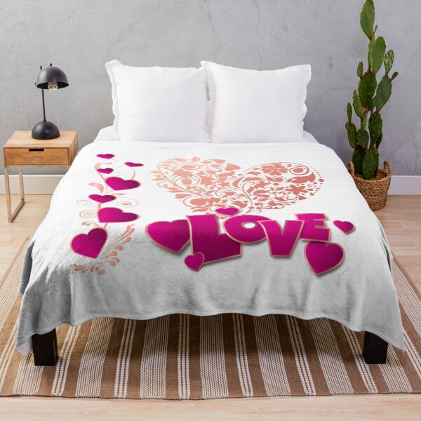 Item preview, Modern LOVE! (Pink on White) designed and sold by PawsitiveMum.