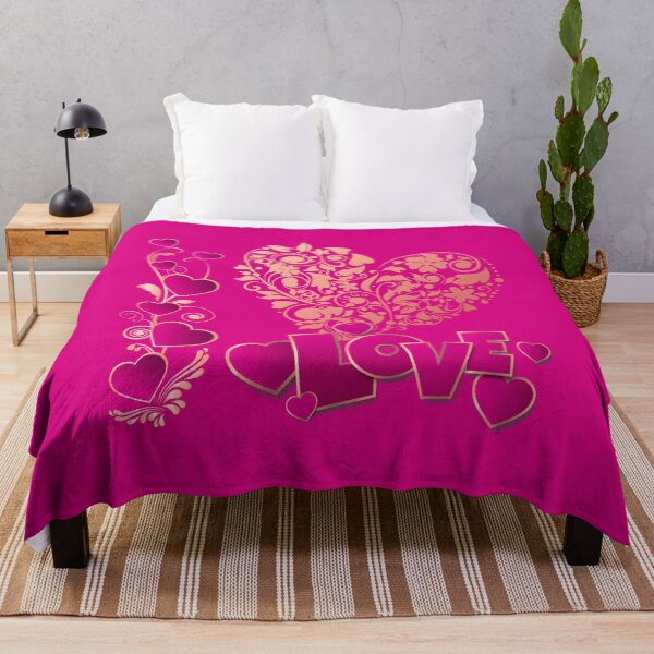 Item preview, Modern LOVE! (Pink on Hot Pink) designed and sold by PawsitiveMum.