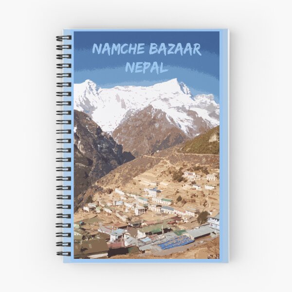 Item preview, Namche Bazaar and mountain view, Nepal designed and sold by Imladris01.