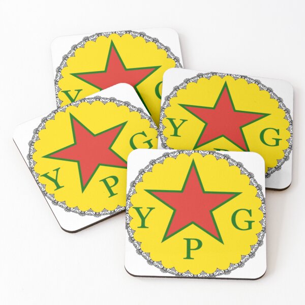 Item preview, YPG flag decorated circular  designed and sold by KurdishShops.