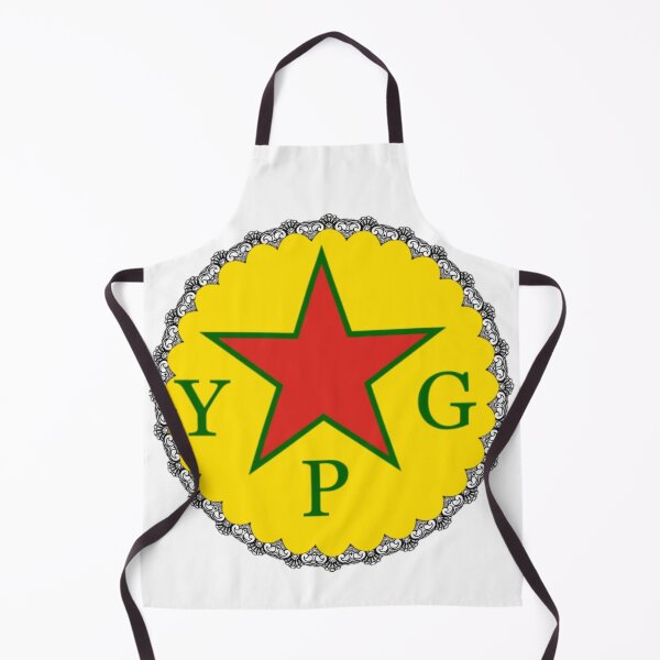 Item preview, YPG flag decorated circular  designed and sold by KurdishShops.