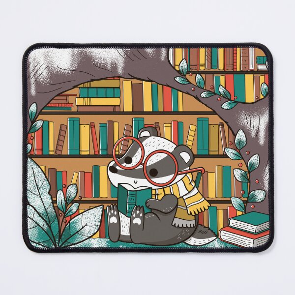 Item preview, Badger Cozy Library designed and sold by TaylorRoss1.
