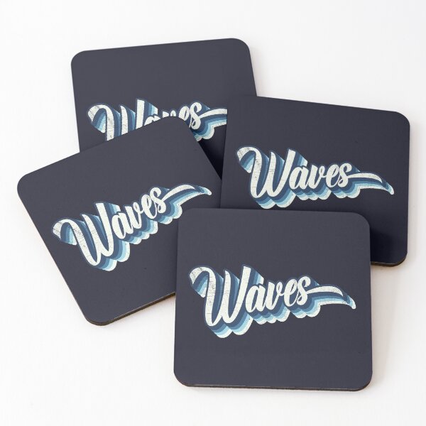 Artikelvorschau, Wellen, Text, Vintage, Distressed, Blau entworfen und verkauft von Coralgb.