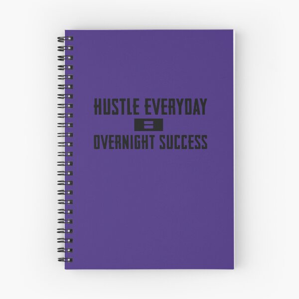 Item preview, Hustle Everyday = Overnight Success design designed and sold by CrazeeTeez.