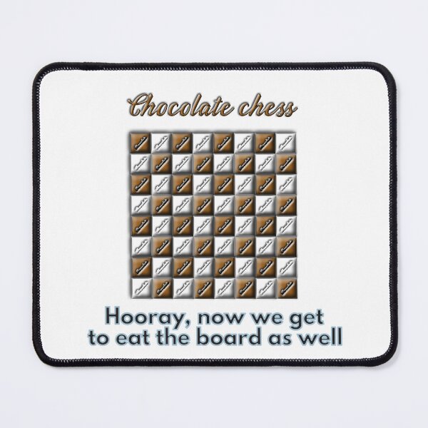 Item preview, Chocolate chess-hooray now to eat the board as well... designed and sold by tdkrbooks.
