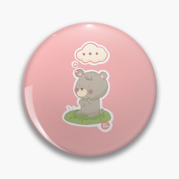 Item preview, Cute Olive the Bear Thinking  designed and sold by bridieelliott.