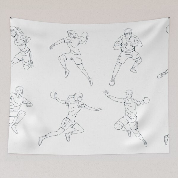Item preview, Handball, handball player designed and sold by DerSenat.