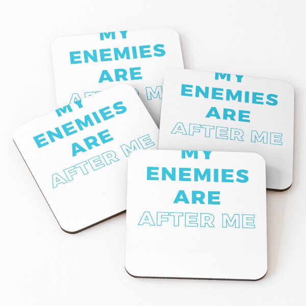 Item preview, MY ENEMIES  ARE AFTER ME FUNNY T-SHIRT designed and sold by Wafaaelmar.