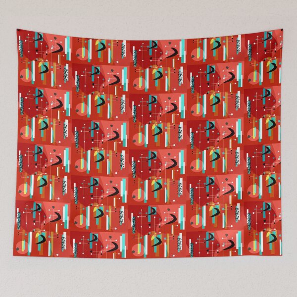 Item preview, Primary Colors Boomerang Pattern designed and sold by PlanetLucky.