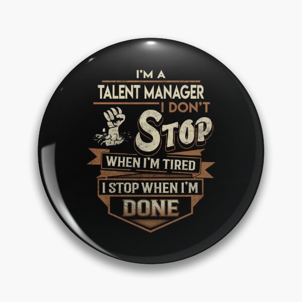 Item preview, Talent Manager T Shirt - I Stop When Done Job Gift Item Tee designed and sold by paneczkopat.