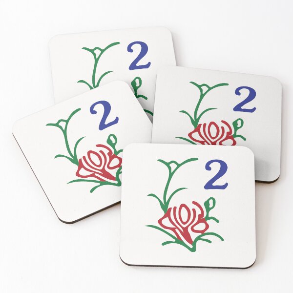 Item preview, Season Flower Xia 2 Summer 蘭 Tile. It's Mahjong Time! designed and sold by teeworthy.