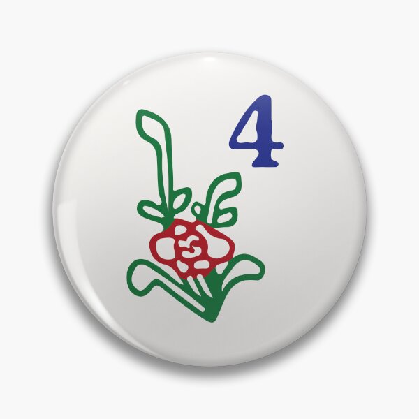 Item preview, Season Flower Dong 4 Winter 竹 Tile. It's Mahjong Time! designed and sold by teeworthy.