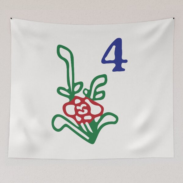 Item preview, Season Flower Dong 4 Winter 竹 Tile. It's Mahjong Time! designed and sold by teeworthy.