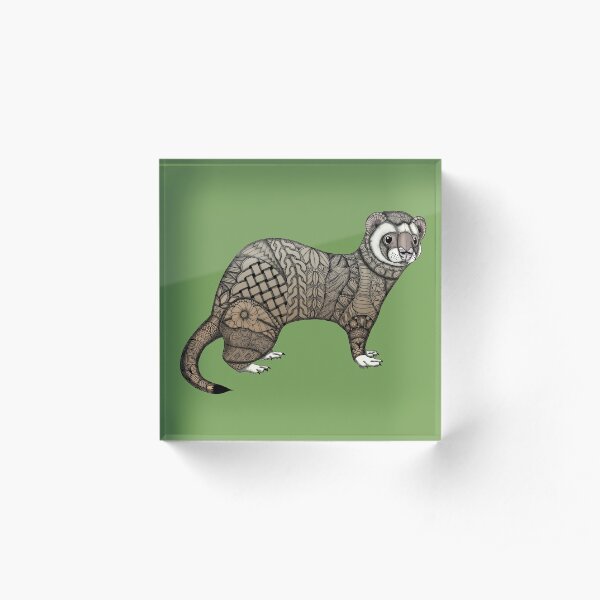 Ferret Acrylic Block