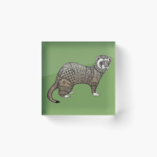 Ferret Acrylic Block
