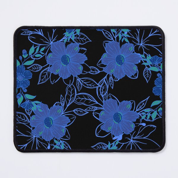 Item preview, Blue vintage floral pattern background designed and sold by Giree07.
