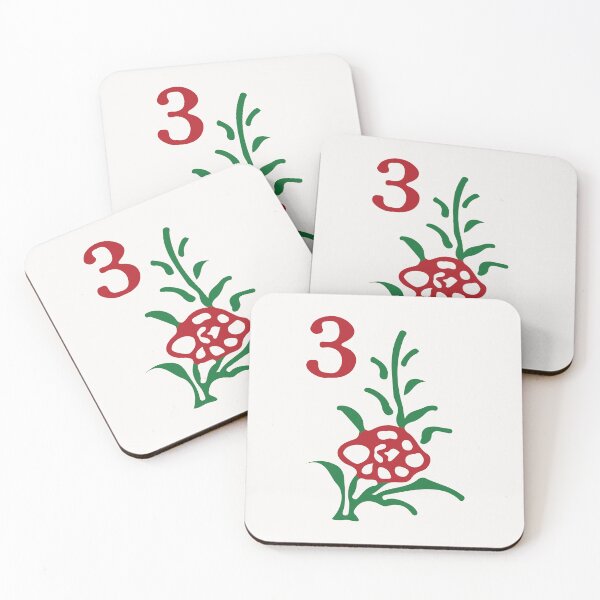 Item preview, Season Flower Hua 3 Chrysanthemum 菊 Tile. It's Mahjong Time! designed and sold by teeworthy.