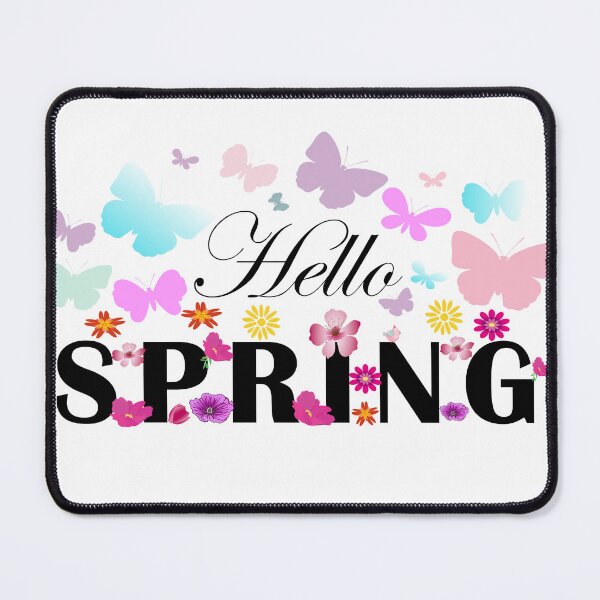 Item preview, Hello Spring flowers butterflies season designed and sold by Lily Art.