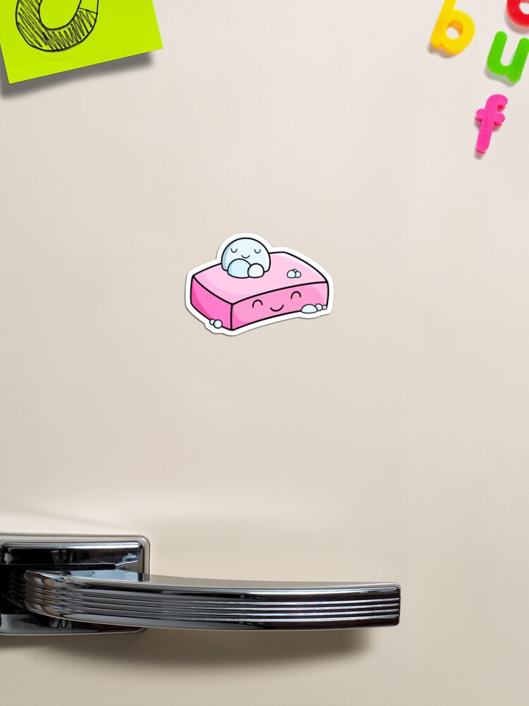 Cute Dish Soap and Sponge Sticker for Sale by Sam Spencer