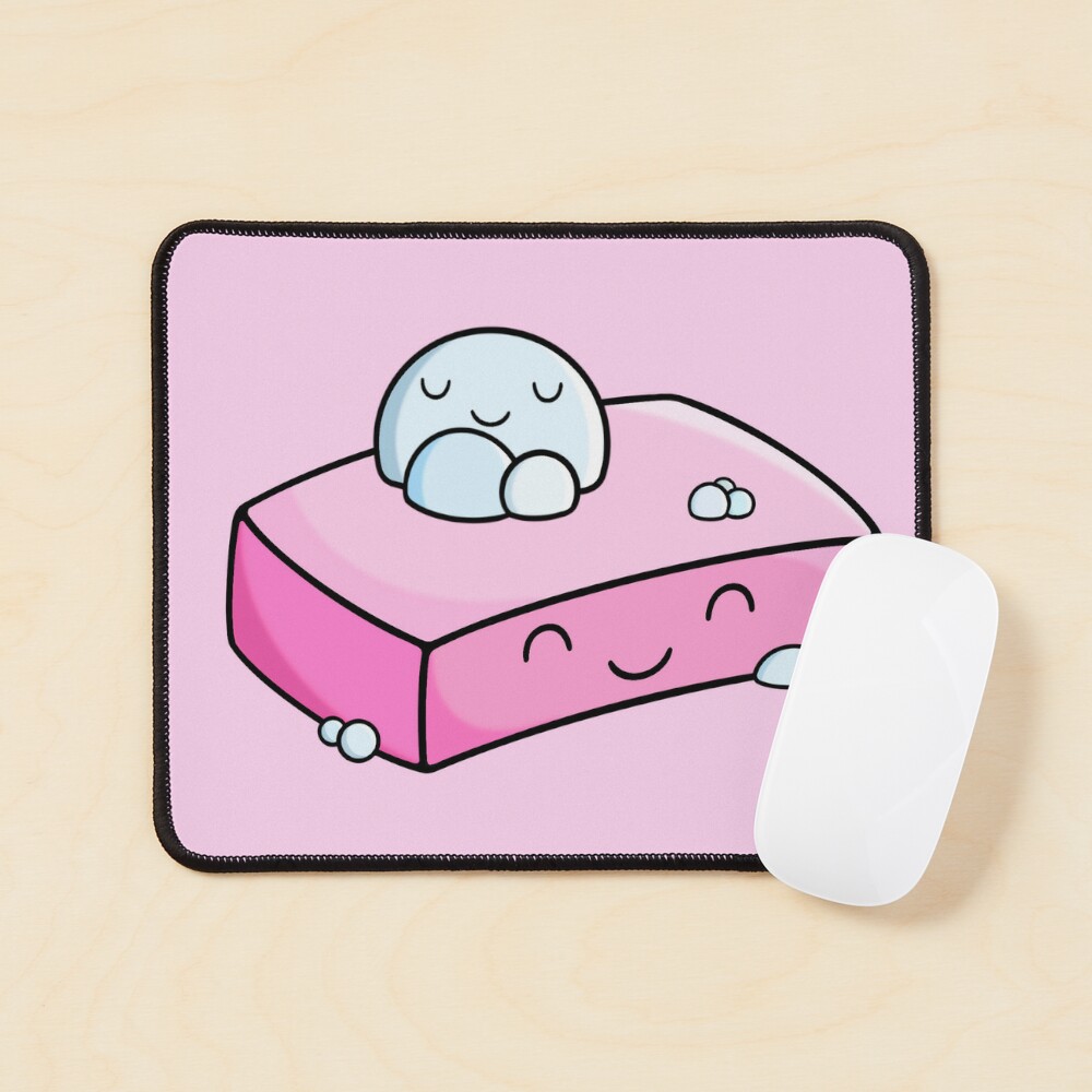 Cute Dish Soap and Sponge Art Board Print for Sale by Sam Spencer