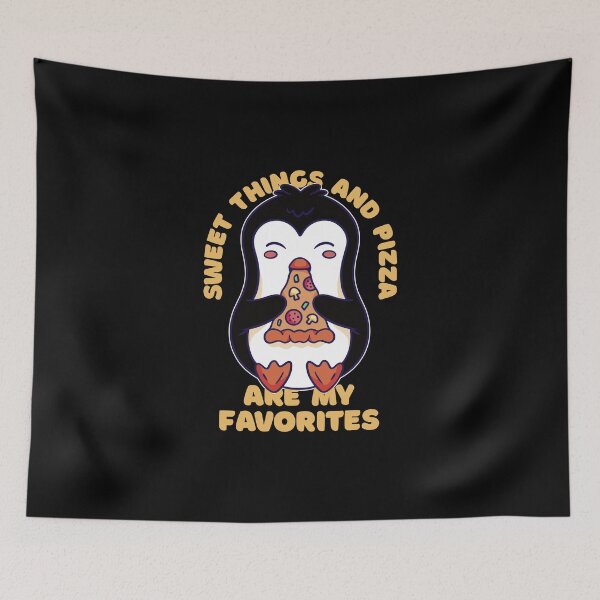 Item preview, Sweet things and pizza are my favourites designed and sold by Merchandiser099.