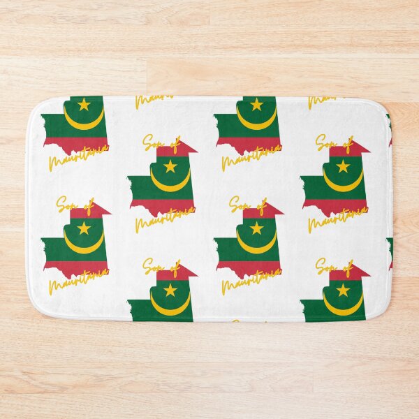 Item preview, Son of Mauritania Map Flag designed and sold by NovawayDirect.