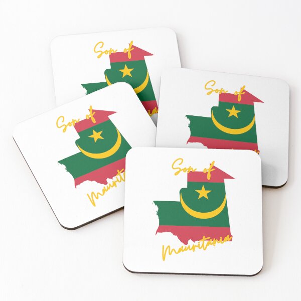 Item preview, Son of Mauritania Map Flag designed and sold by NovawayDirect.