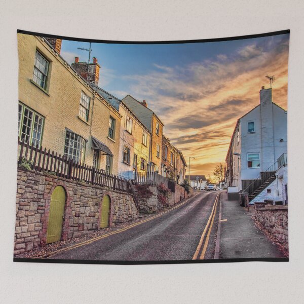 Item preview, #68 The Dragwell in Kegworth Village With The setting Sun designed and sold by phutball.