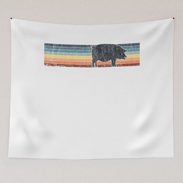 Aperçu de l'œuvre Pig Vintage Retro Pet Lover créée et vendue par rafaeltto.