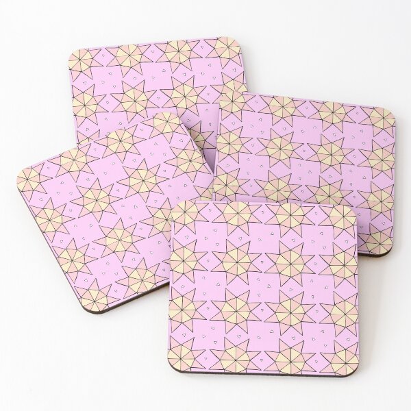 Item preview, Geodesic Stars // Lilac designed and sold by The Wellington Boot.