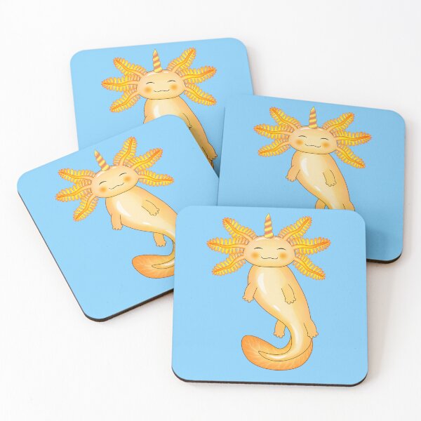 Item preview, Legendary Golden Unicorn Axolotl designed and sold by Purr95.