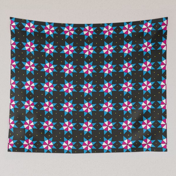 Item preview, Geodesic Stars // Contrast designed and sold by The Wellington Boot.