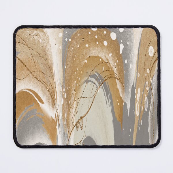 Item preview, Abstract Arches Neutral design in Cinnamon and Dove Gray designed and sold by simplydesignart.