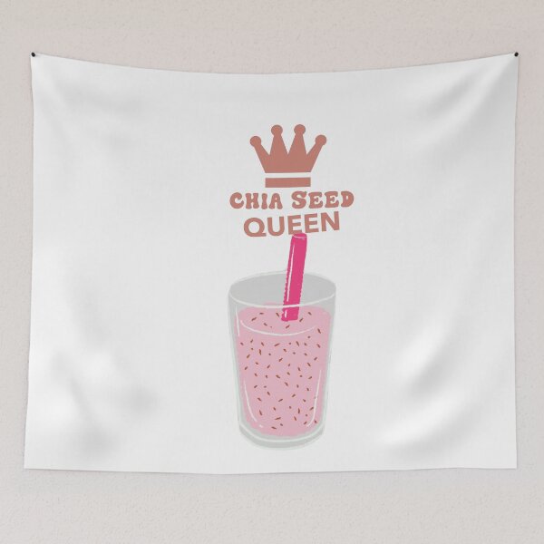 Item preview, CHIA SEED QUEEN SMOOTHIE designed and sold by DiscoVibes.