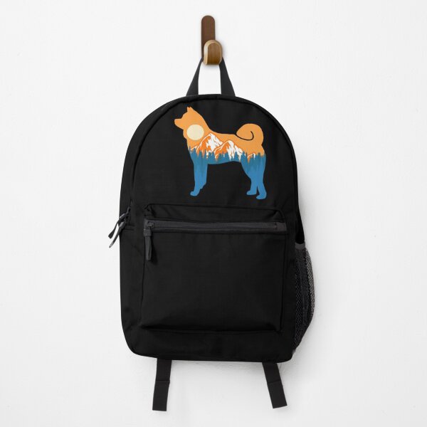 Item preview, akita inu Dog Silhouette Sunset Nature Mountain Gift designed and sold by alaechamlal.
