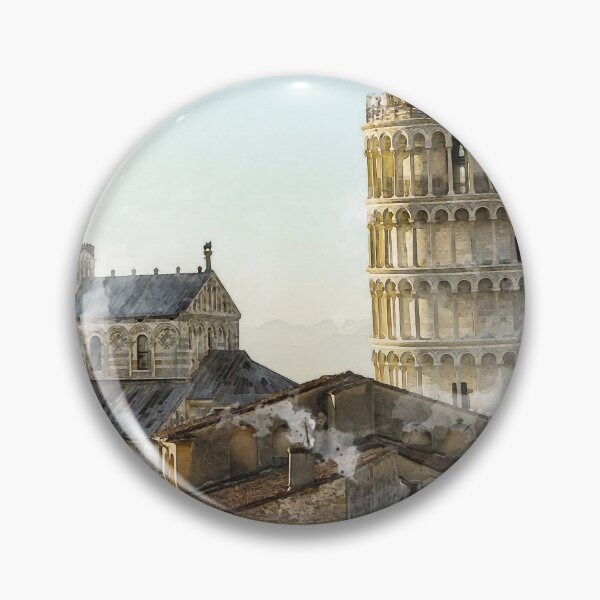 Item preview, Pisa Italy Watercolor Art designed and sold by Blok45.