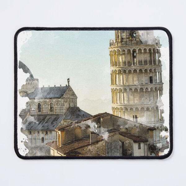 Item preview, Pisa Italy Watercolor Art designed and sold by Blok45.