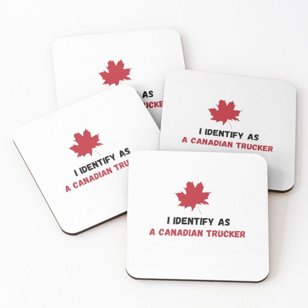 Item preview, I Identify As A Canadian Trucker designed and sold by Ynssama.