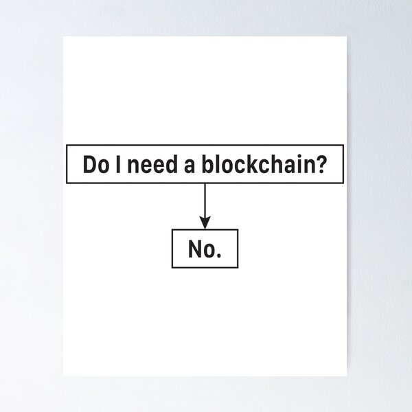 Item preview, Do You Need A Blockchain Technology designed and sold by monica1059.