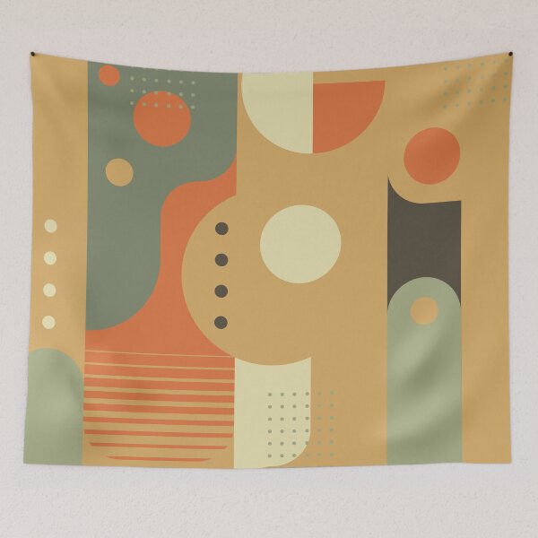 Item preview, Abstrakt, Abstract Geometric Design - Retro Styles designed and sold by BesanoStyle.