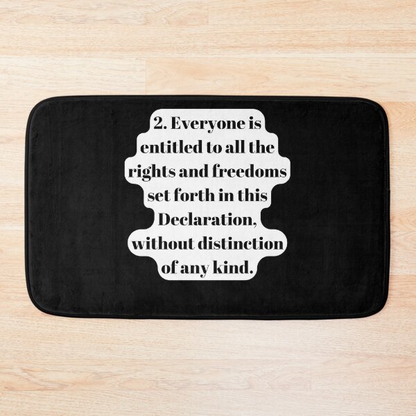 Item preview, Universal Declaration of Human Rights Article 2 designed and sold by Freihalt.