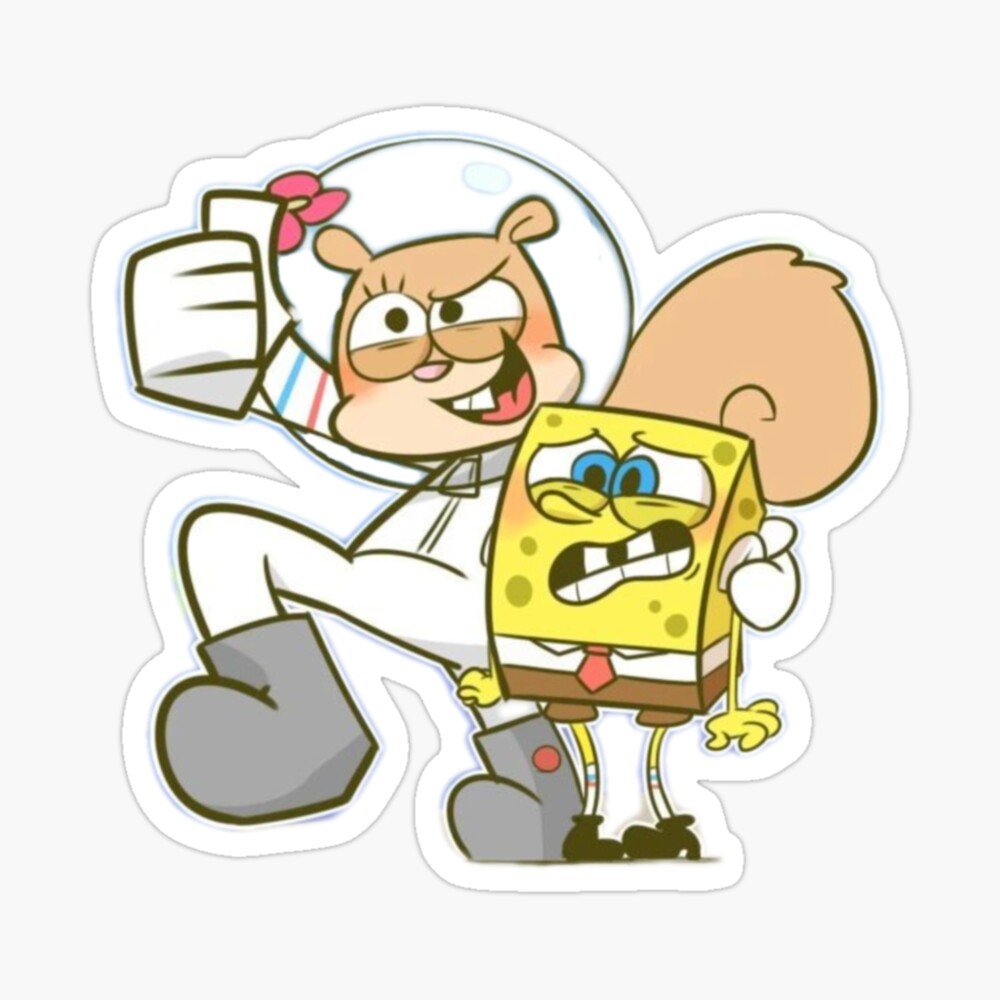 SpongeBob and Sandy | Canvas Print