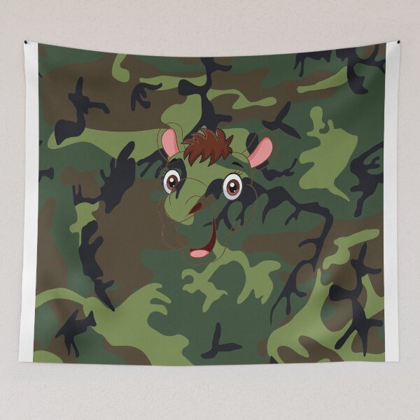 Item preview, Camelflage funny merch for camels lovers, army lovers, camouflage lovers designed and sold by Goods-by-Jojo.