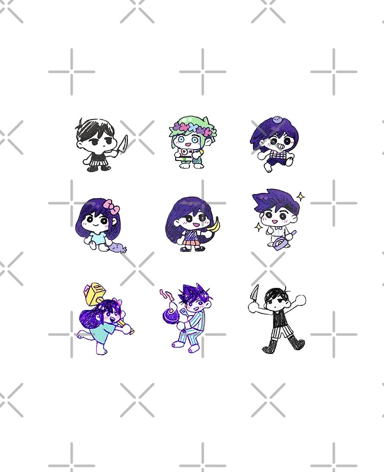 Hero Sprites (Omori) - Omori - Sticker