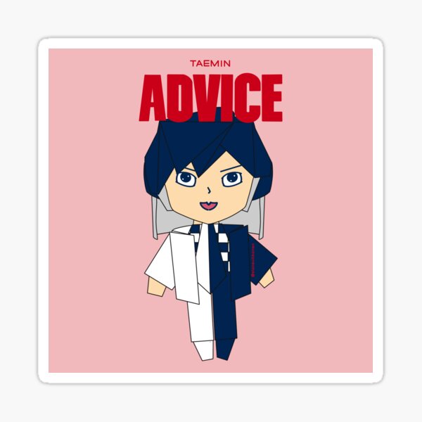 Taemin Advice Sticker