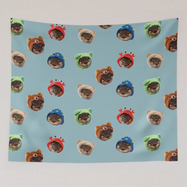 Item preview, otters in cute hats pack designed and sold by promisesarelies.