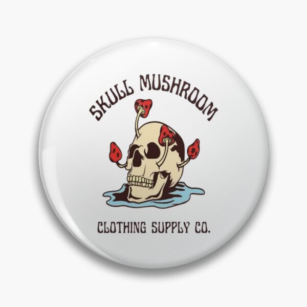 Item preview, insignia de seta de calavera vintage marrón designed and sold by Unique7design.